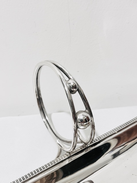 Antique Mappin & Webb Silver Plated Asparagus Serving Tray