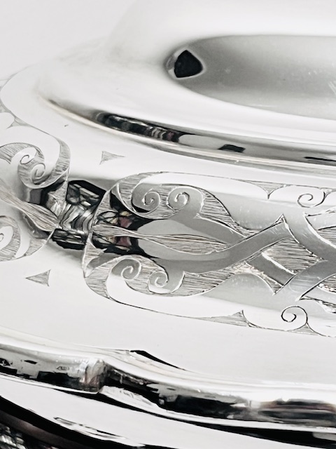 Handsome Antique Silver Plated Soup Tureen with Original Liner