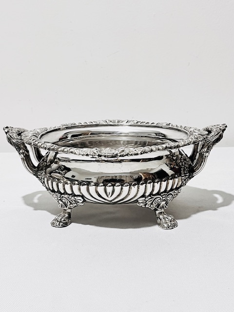 Antique Oval Old Sheffield Plate Sauce Tureen