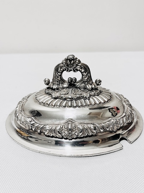 Antique Oval Old Sheffield Plate Sauce Tureen