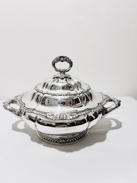 Pair of Victorian Antique Silver Plated Tureens by Tiffany & Co