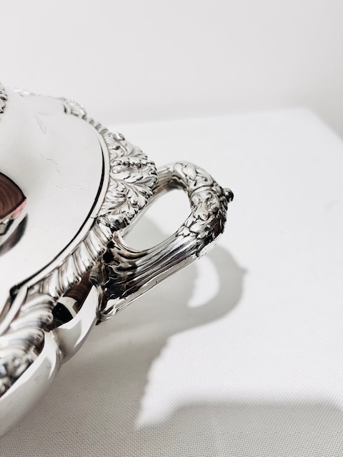 Pair of Victorian Antique Silver Plated Tureens by Tiffany & Co
