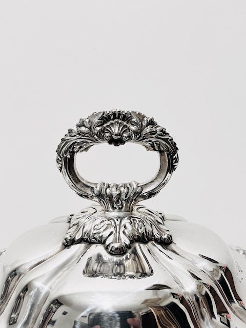 Pair of Victorian Antique Silver Plated Tureens by Tiffany & Co