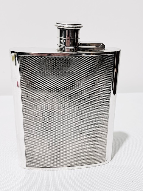 Smart Rectangular Vintage Silver Plated Hip Flask