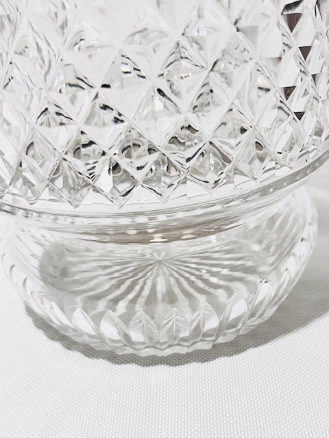 Handsome Antique Silver Plated and Glass Ice Pail Handsome Antique Silver Plated and Glass Ice Pail