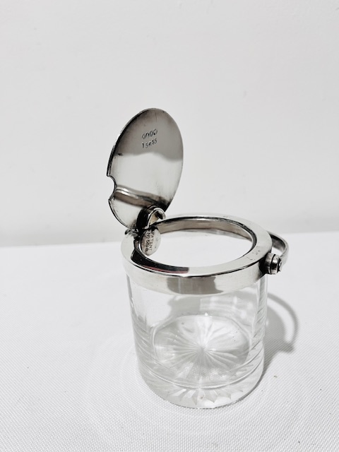 Antique Silver Plated Hulkin & Heath Jam or Preserve Jar