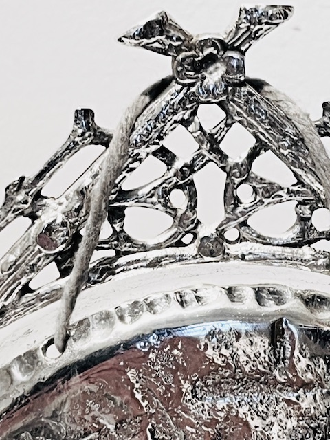 Victorian Antique Silver Plated Table Dinner Gong