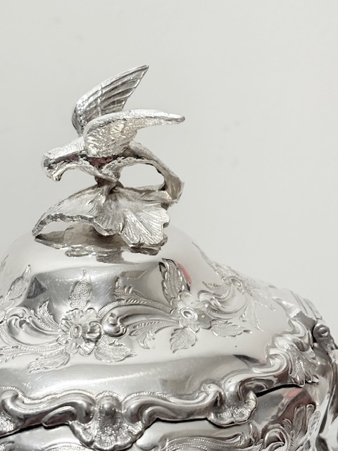 Antique Louis Design Silver Plated Teapot Antique Louis Design Silver Plated Teapot