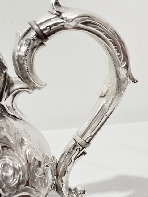 Antique Louis Design Silver Plated Teapot Antique Louis Design Silver Plated Teapot
