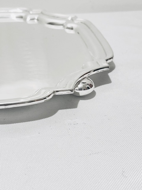 Smart Walker & Hall Antique Silver Plated Salver Smart Walker & Hall Antique Silver Plated Salver