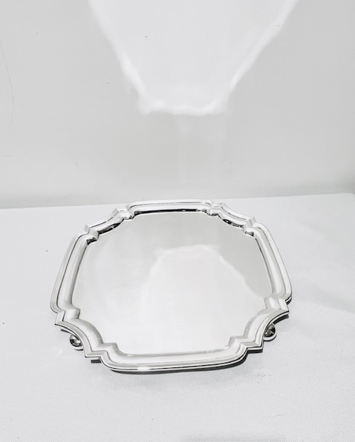 Smart Walker & Hall Antique Silver Plated Salver Smart Walker & Hall Antique Silver Plated Salver