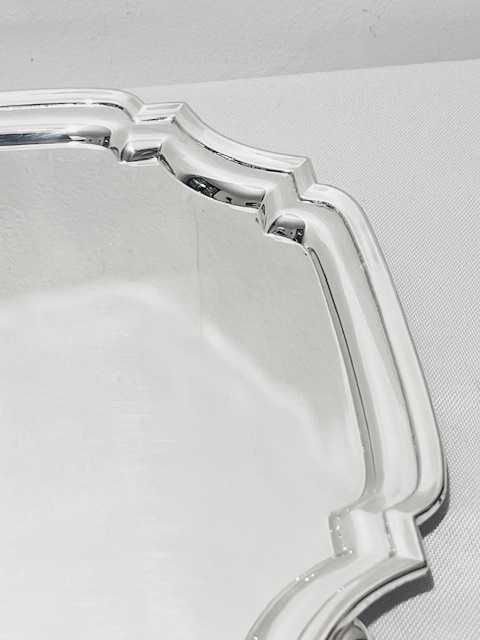 Smart Walker & Hall Antique Silver Plated Salver Smart Walker & Hall Antique Silver Plated Salver