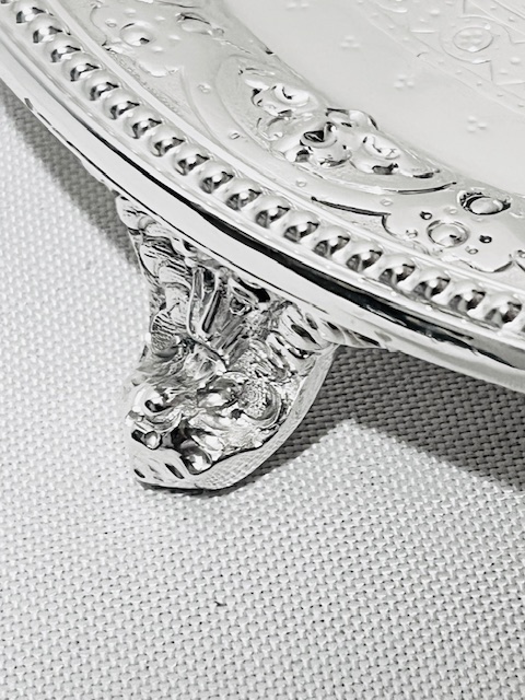 Antique Silver Plated Salver by Edward & Sons of Glasgow & London