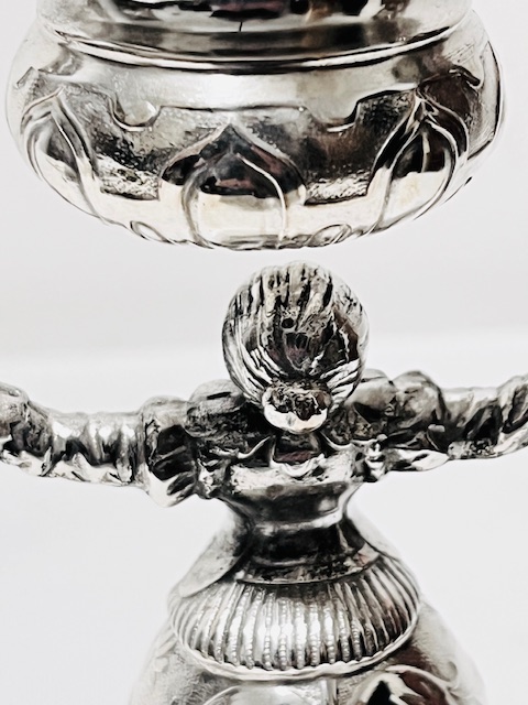 Antique Silver Plated Marriage Wager Cup