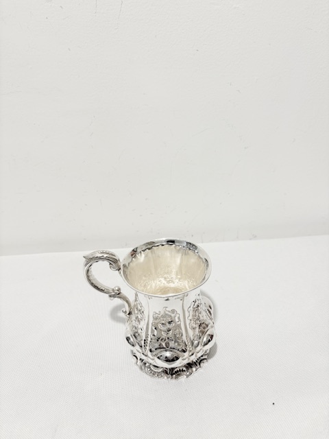 Antique Silver Plated Christening or Small Cup