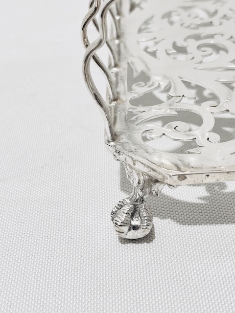 Antique Silver Plated Toast Rack with 7 Bars