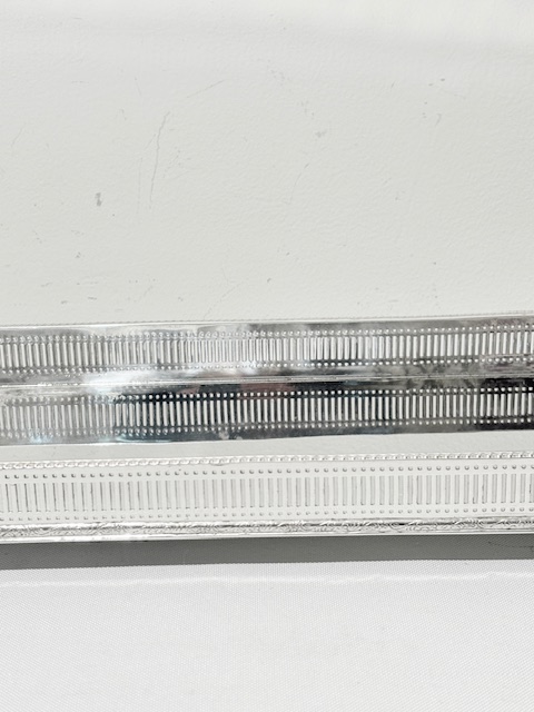 Vintage Silver Plated Long and Narrow Gallery Tray