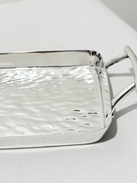Antique Silver Plated Tray by Hukin & Heath