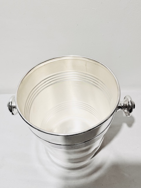 Smart Antique Silver Plated Wine Cooler or Champagne Bucket