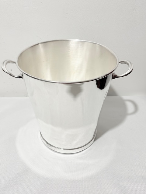Vintage Silver Plated Hotel Quality Champagne Bucket or Wine Cooler