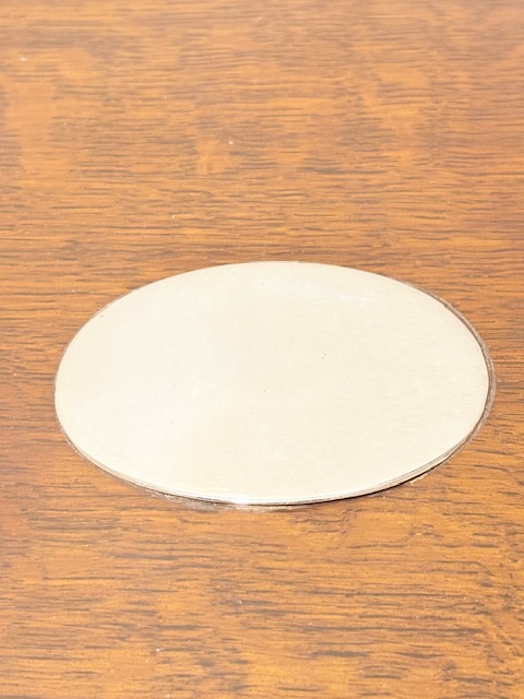 Antique Silver Plated and Oak Gallery Tray with Shaped Handles