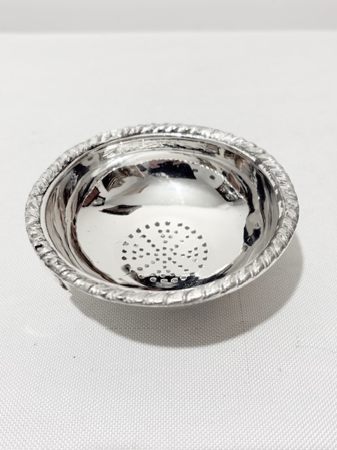 Antique Silver Plated Wine Funnel