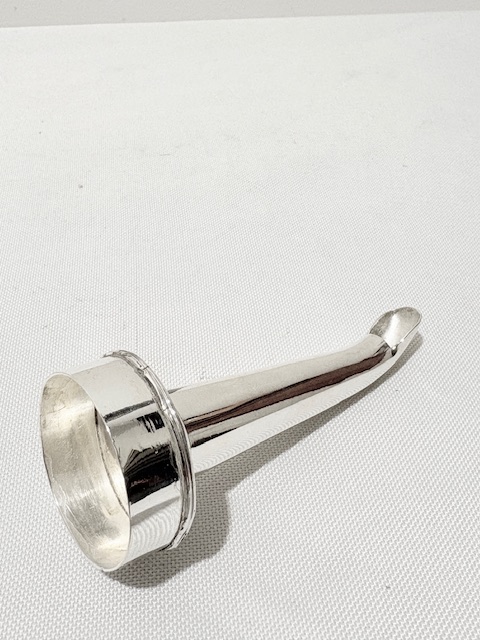 Antique Silver Plated Wine Funnel