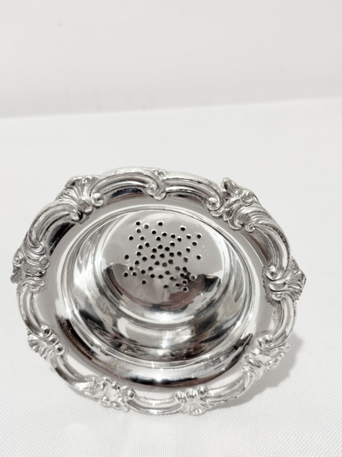 Antique Silver Plated Wine Funnel