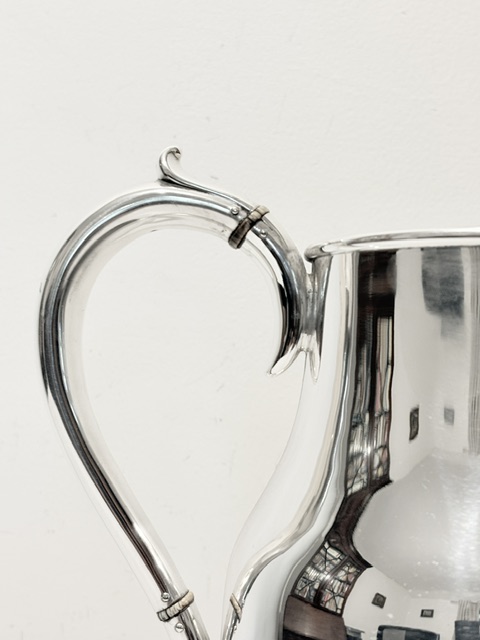 Antique Silver Plated Water Pitcher Jug by Elkington & Co Antique Silver Plated Water Pitcher Jug by Elkington & Co