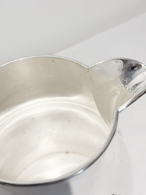 Antique Silver Plated Water Pitcher Jug by Elkington & Co Antique Silver Plated Water Pitcher Jug by Elkington & Co