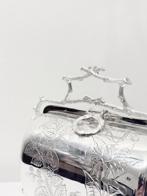 Antique Folding Biscuit Box or Biscuit Warmer by Fenton Brothers Antique Folding Biscuit Box or Biscuit Warmer by Fenton Brothers