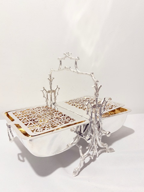 Antique Folding Biscuit Box or Biscuit Warmer by Fenton Brothers Antique Folding Biscuit Box or Biscuit Warmer by Fenton Brothers