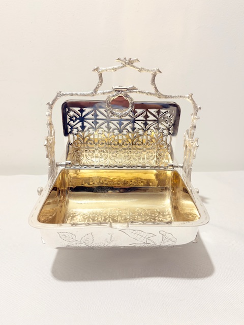 Antique Folding Biscuit Box or Biscuit Warmer by Fenton Brothers Antique Folding Biscuit Box or Biscuit Warmer by Fenton Brothers