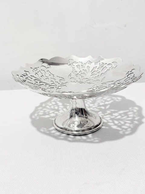 Vintage Pair of Mappin & Webb Silver Plated Bon Bon Dishes