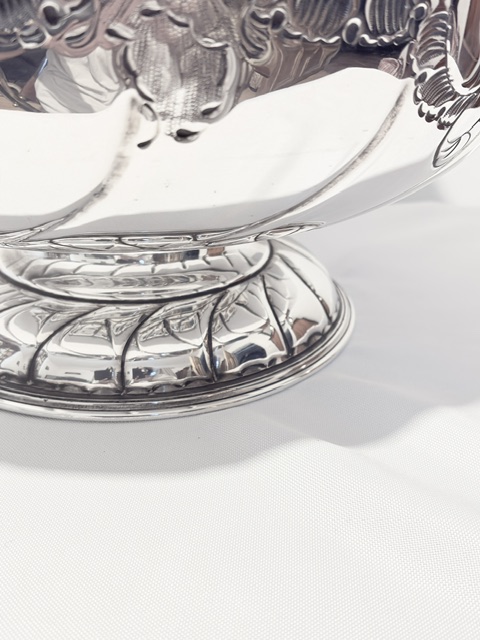 Large Vintage Silver Plated Punch Bowl by Viners of Sheffield