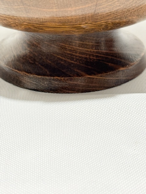 Vintage Small Oak and Silver Plated Bowl