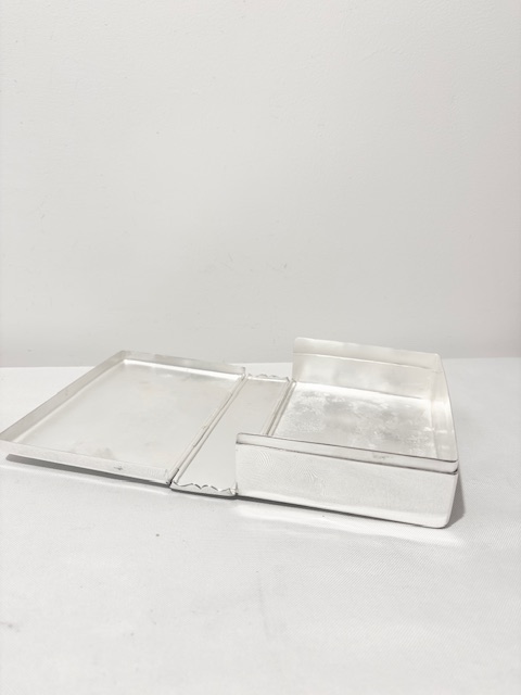 Large Antique Silver Plated Sandwich Box