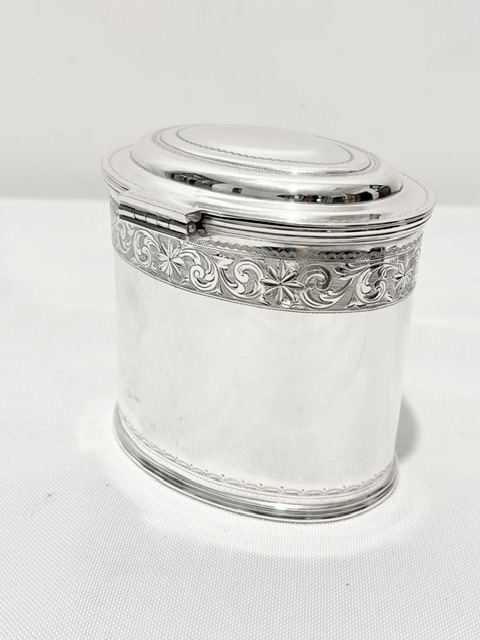 Smart Antique Silver Plated Tea Caddy by Mappin & Webb