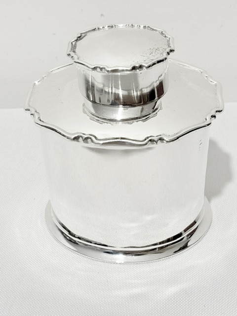 Atkin Brothers Antique Silver Plated Tea Caddy (c.1910)