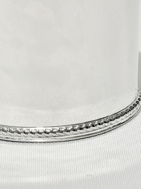 Cylindrical in Shape Antique Silver Plated Tea Caddy Cylindrical in Shape Antique Silver Plated Tea Caddy