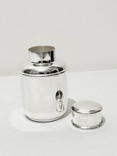 Very Simple in Design Antique Silver Plated Tea Caddy Very Simple in Design Antique Silver Plated Tea Caddy