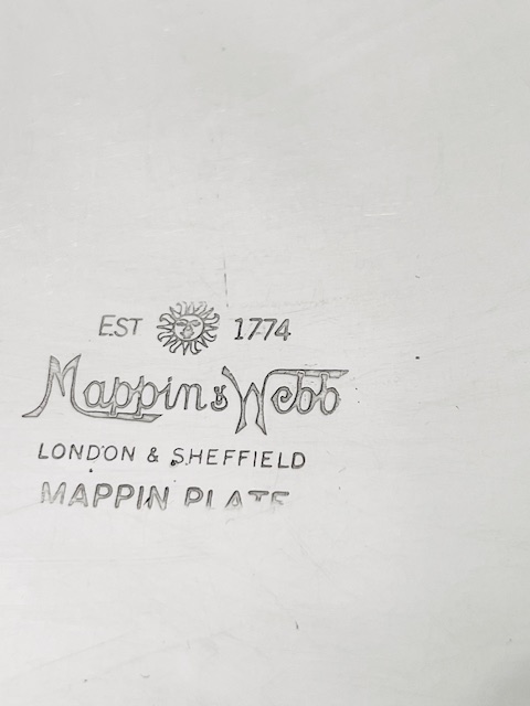 Large Silver Plated Mappin & Webb Cake Stand Comport Large Silver Plated Mappin & Webb Cake Stand Comport