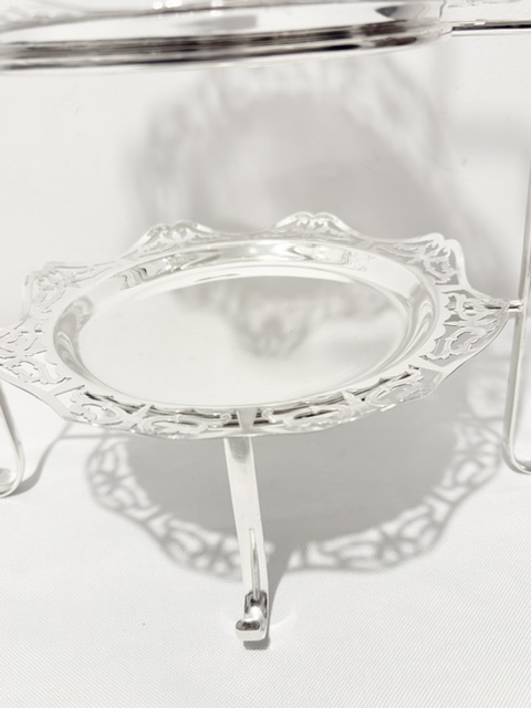 Antique Walker & Hall Silver Plated Three Tier Cake Stand Antique Walker & Hall Silver Plated Three Tier Cake Stand