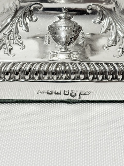 Pair of Antique Walker & Hall Silver Plated Candlesticks