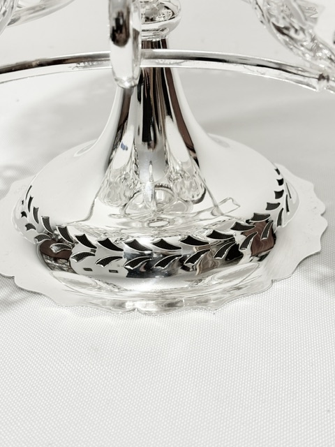 Charming Antique Silver Plated Epergne