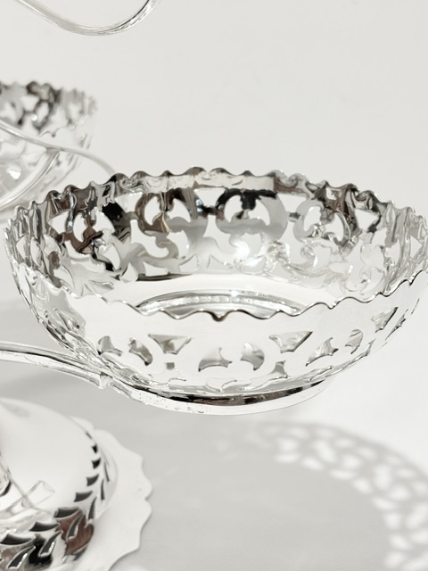 Charming Antique Silver Plated Epergne
