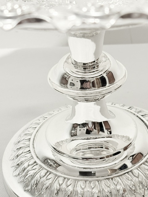 Handsome Antique Silver Plated Comport