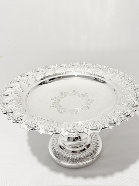 Handsome Antique Silver Plated Comport