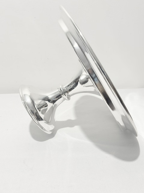 Large Silver Plated Cake Stand Comport
