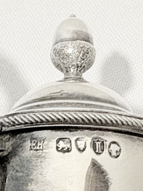 Antique Cut Glass and Solid Silver Topped Claret Jug